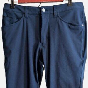 Lululemon ABC Classic Slim-Fit 6 Pocket Navy Pant Size 32? (no tag)